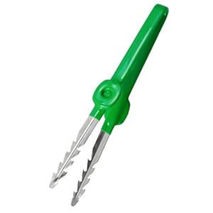 SOIMISS Gartenpinzette, Tragbare Edelstahlpinzette Große, Lange Unkrautpinzette Pinzette, Pflanzenpinzette, Bonsai-Pinzette Für Gartenpflanzen Haushalt und Gemüsebeete