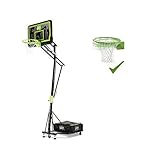 EXIT | Galaxy Versetzbarer Basketballkorb - Auf Rädern - Black Edition - mit Dunkring