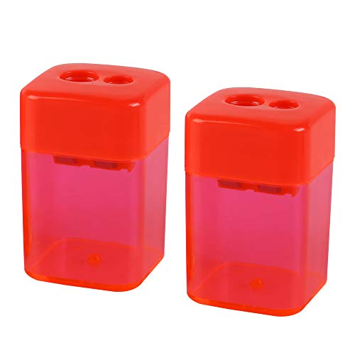 Eagle Manual Pencil Sharpener 2 Holes Pack of 2