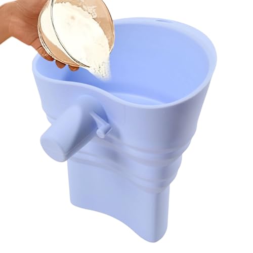 Mixer Flour Funnel - Silicone Foldable Kitchen Utensils, Washable Oatmeal Funnel | Pouring Flour Funnels Baking Tools | For Bakers Cooking Lovers Sugar Cocoa Powder Oatmeal Honey Yogurt Oils Liquids