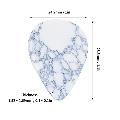 Guitar pics 3Pcs Guitar Pick White Turquoise Set Accessoire Remplacement pour Acoustic Bass Ukulele LC16 médiators pour… - Les Beatles, Paul McCartney, John Lennon, RIngo Starr, George Harrison Guitar pics 3Pcs Guitar Pick White Turquoise Set Accessoire Remplacement pour Acoustic Bass Ukulele LC16 médiators pour… – Image 3