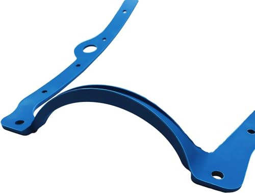 Image of 1 PC SHLPDFM Blue Oil Pan Gasket 1 Piece Steel Core Rubber Gasket Fits for 1986-95 SBC Small Block Chevy 305 350