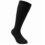 Sondico Kids Football Socks Breathable Sports Training Accessories Black Mens 7-11 by Sondico
