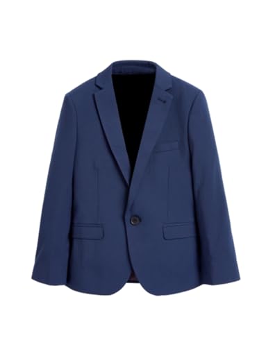 Blazer costume garçon formel veste revers échancré bouton simple fête