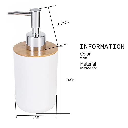 Dotodo Bamboo Soap Dispenser | Bathroom Countertop Soap Dispensers | Naturally Tough Eco Friendly Lotion Dispenser For Kitchen & Bathroom #TOP1