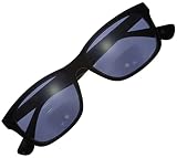 SANICO modische design Lese-Sonnenbrille Sehstärke 3,5 Schwarz Sehhilfe Lesehilfe Lese-Brille Damen Herren 3.5 Dioptrien Sonnen-Brille Herren Damen 3 5 lesen schwarz modern UV leicht unisex I Maldive