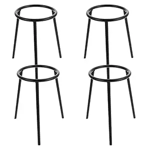 Scicalife 4pcs Lamp Lab Tripod Stand Lab Bunsen Burner Tripod Lamp Support Stand Lamp Tripod Holder for Laboratory School Chemistry Education Supplies