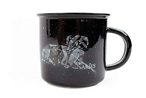 ARIES Ceramic Mugs - 13.5 oz Coffee & Tea...