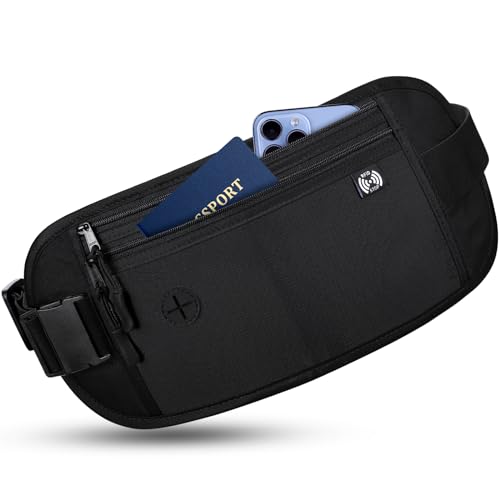 Sofore Marsupio Piatto Antifurto con Tecnologia di Blocco RFID Marsupio