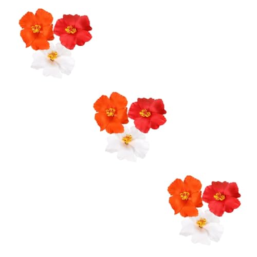 Pinzas para el pelo estilo bohemio para evitar peinados aburridos con flores artificiales