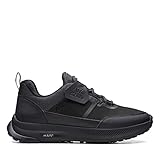 Sohlenmaterial: Gummi Clarks ATL Trail Lace wasserdichte Nubukschuhe in Schwarz Standard Fit Größe 42, Schwarz, 43 EU