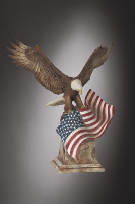 Wild Wings Bald Eagle Sculpture "Patriot", 7.50 inch Height, Polyresin