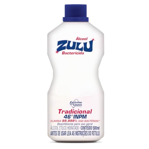 Zulu Álcool 46°Inpm Tradicional 500Ml