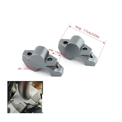 Moto riser clamp ADV150 ADV350 pour corriger la position de conduite trop basse