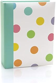Kenro Candy Spot Colourful Small Photo Album for 100 Photos 6x4 inch / 10x15cm Teal CN103SP