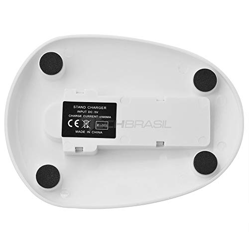 Carregador Duplo P/ 2 Controle Xbox One Base Suporte Branco