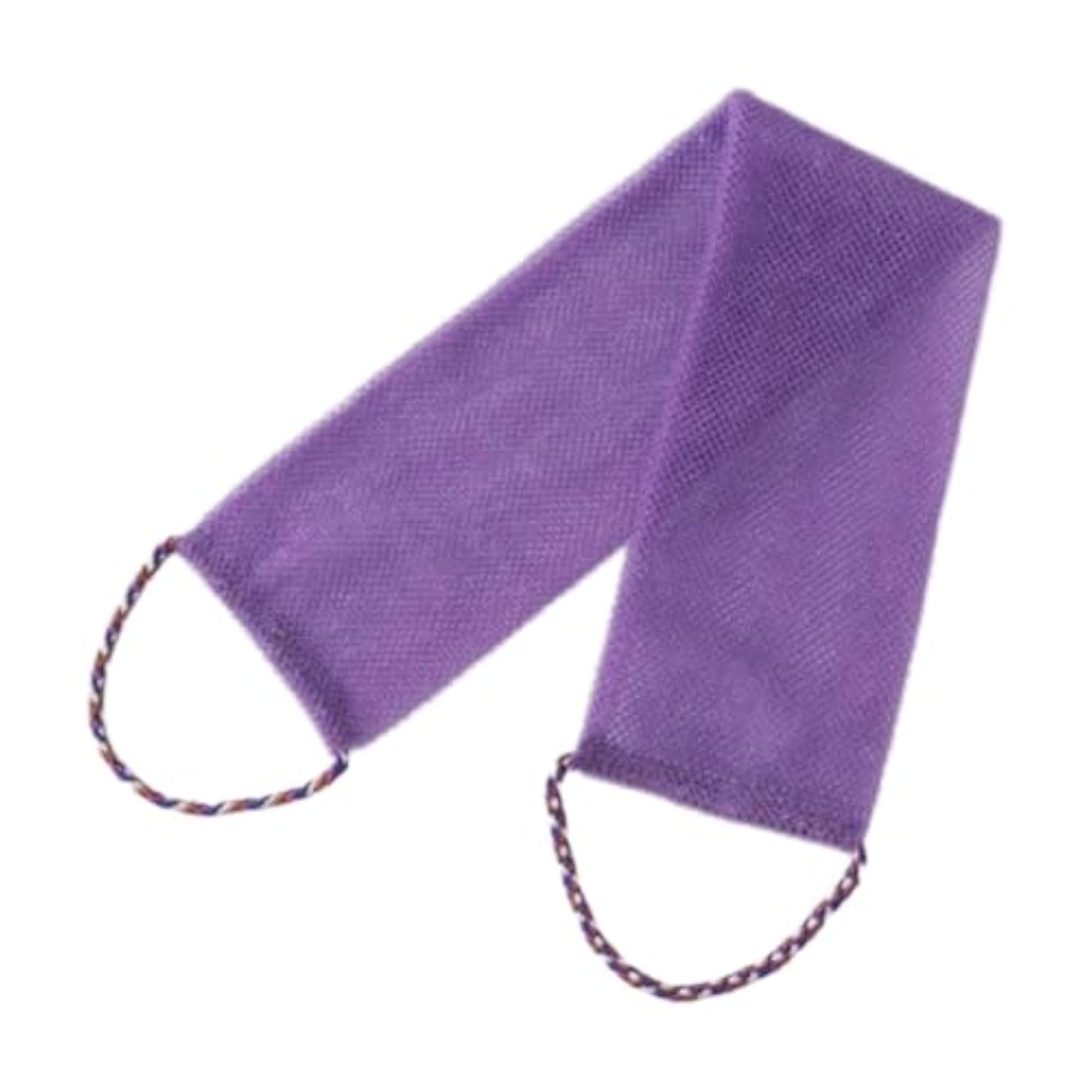 Exfoliating Washcloth for Smooth Skin, Men and Women, Purple