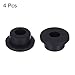 MECCANIXITY 4Pcs T Shape Rubber Grommet Mount Dia 21mm ID 11mm H 14mm Seal Protection Cable Grommets Flexible for Cable Pipe