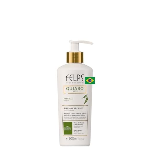 Xbtx Quiabo Okra Alinhamento Capilar, Felps, 300 Ml