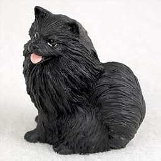 Conversation Concepts Pomeranian Miniature Dog Figurine - Black