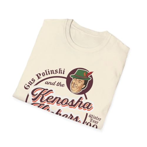 Vintage Band Tour Unisex T-Shirt, Home Alone Gus Polinski Kenosha Kickers Tee, 90s Movie Fan Gift, Retro Musician Shirt2