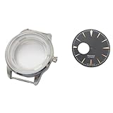 ROUREOX 40mm Kit Modding Reloj Estilo Cóctel Esfera Agujas Caja Acero Cristal Burbuja Abombado Movimiento NH35 NH36 para Seiko Presage-6 40MM