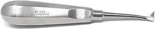 DEL 4R Dental Cryer Seldin Elevator For Tooth Molar Root Extraction Made of Stainless Steel with Hollow Handle Surgical Implant Luxating Instruments by HTI