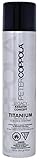 Peter Coppola Titanium Hairspray - Lightweight, Max Hold, Extra Firm Hold, Finishing Hair Spray (10 OZ) High Shine for Styling All Hair Types