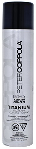 Peter Coppola: Titanium Extra Firm Hold & Control Fast-Drying Hairspray, 10 oz.