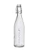 Price comparison product image CKB Ltd® French Style Table Glass Water Bottle 1 litre with Slogan | Reusable and Refillable | Great For Dinner Parties Ideal for Drinking Water, cordial and other seasonal drinks