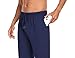 COOFANDY Men Yoga Pants Big and Tall Lightweight Sweatpants Open Bottom Track Pants Navy Blue