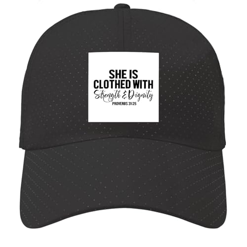 She is Clothed with Strength and Dignity Trucker hat Cycling