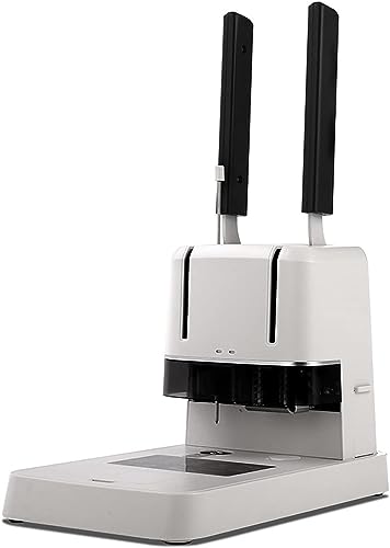 Encuadernadora de Tubos con Remachadora termofusible: Perforadora y plegadora Manual Profesional para presentaciones de Oficina, 38 mm con Accesorios incluidos