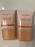 Ulta Beauty Matte Veil Face Primer - Travel Size Set (0.51 Fl Oz each)