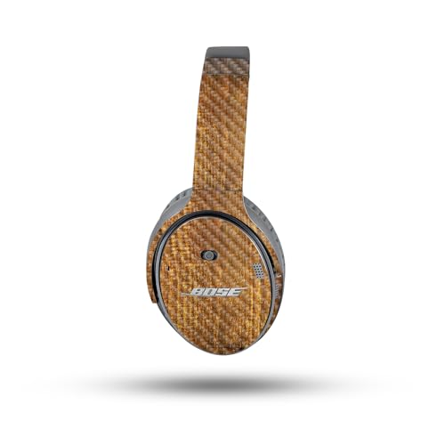 Image of MightySkins Carbon Fiber Skin Compatible with Bose QuietComfort 35 II Headphones - Why Knot | Protective, Durable Textured Carbon Fiber Finish | Easy to Apply, Remove, and Change Styles