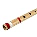 17 Inch Authentic Indian Wooden Bamboo Flute in 'G' Key Fipple Woodwind Musical Instrument Recorder Traditional Bansuri Handcrafted Novelty Decoratives & Collectibles