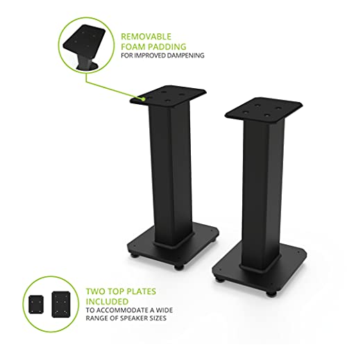 Kanto CA-SX22 22 Inch Universal Fillable Speaker Floor Stands thumb #1