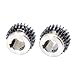 Industrial helical Gear 1pcs 1.5M Spur Gear 1.5 Modulus 12-19T Bore 10mm Motor Gear with Step Carbon Steel Transmission Accessories Part(12 Teeth)