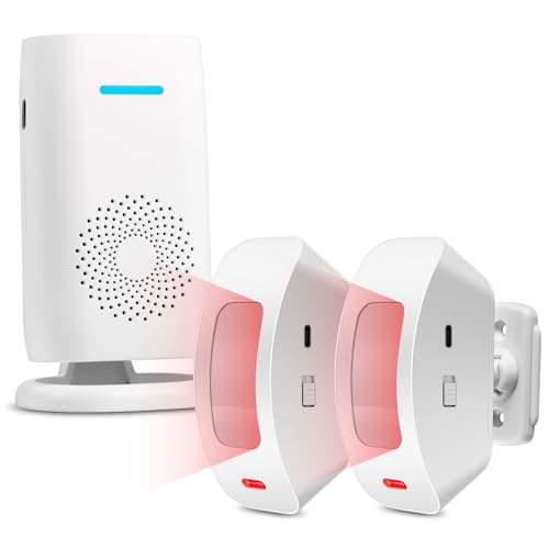 Wireless Motion Sensor Door Chime with 2 Sensors