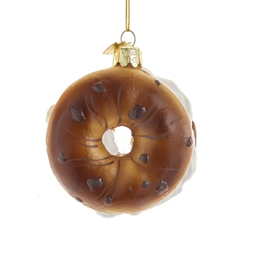 Bagel aux raisins secs et cannelle en verre