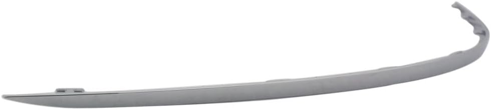 KarParts360 for Mercedes-Benz E320/E350/E550 2007 2008 2009 Bumper Moldings Front, Driver and Passenger Side | Pair | Chrome | Impact Strip | Sedan | for MB1059115, MB1058115 | 2118852421, 2118852321