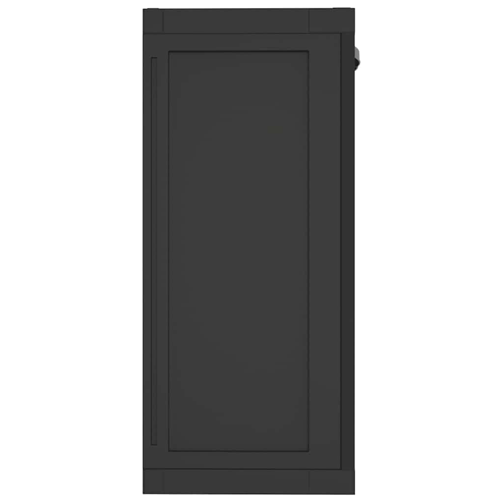 Gartenschrank Schwarz 65x37x85 cm PP,7.32kg,364204