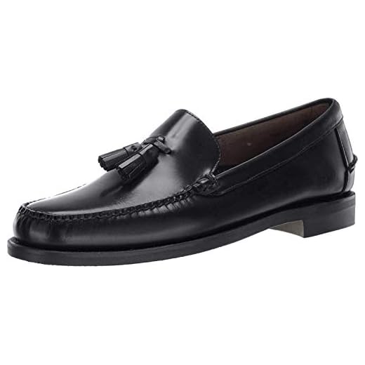 Sebago Men's Classic Will Loafers, Black, 12 Medium US