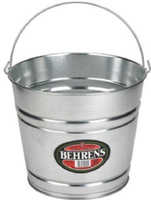 Behrens 10 qt. Galvanized Pail Gray