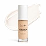Luxe Research Color Changing Foundation for Women – Instantly Adapts to Skin Tone – Buildable Light-to-Medium Coverage Liquid Makeup – 12-Hour Wear, Natural Dewy Finish, 1.0 fl oz (Medium Dark)