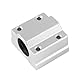 Fasizi 4 Stück SCS8UU Linear Motion Kugellager CNC Gleitbuchse 34,5 mm Länge