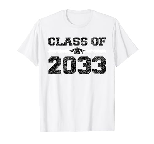 Class Of 2033 Grow With Me Graduate 2033 First Day Of School Camiseta