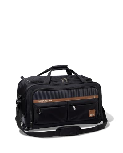 Image of VIP Grande Cabin (Small Size) 2-Wheel Duffle Trolley Bag, Black