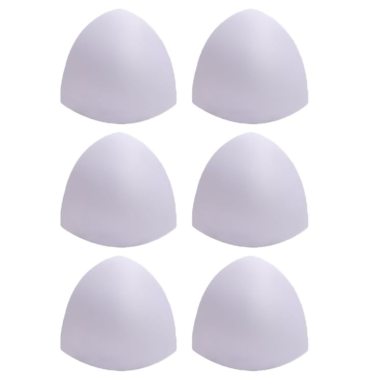 Fillet Bra Inserts,Women's Push Up Triangle Removable Pads Fillers Comfortable Breathable Boost Sports Cups Insert for Sew Bikini Top Swimsuit Women Girls Bra Any Cup Cover One Size