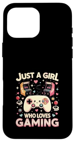 Girl Gaming Controller Retro Arcade Hearts Stars Case for iP
